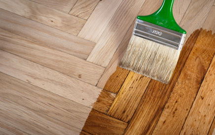 Wood floor sanding